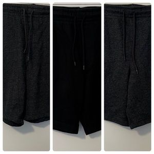 Bundle of three knit shorts.